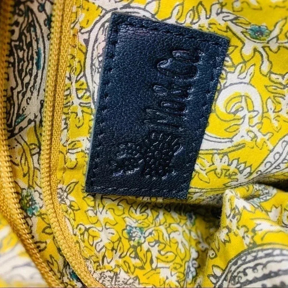 Mo & Co Leather satchel with pleated gills - Picture 9 of 14